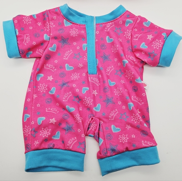 BAB BUILD-A-BEAR | rainbow cheetah leopard print cat stuffed animal with pajamas - Picture 3 of 10